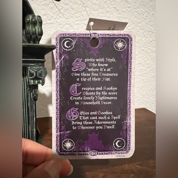 Disney Parks - The Haunted Mansion Gargoyle Candle Stick Holder Candelabra - NWT - Picture 10 of 10
